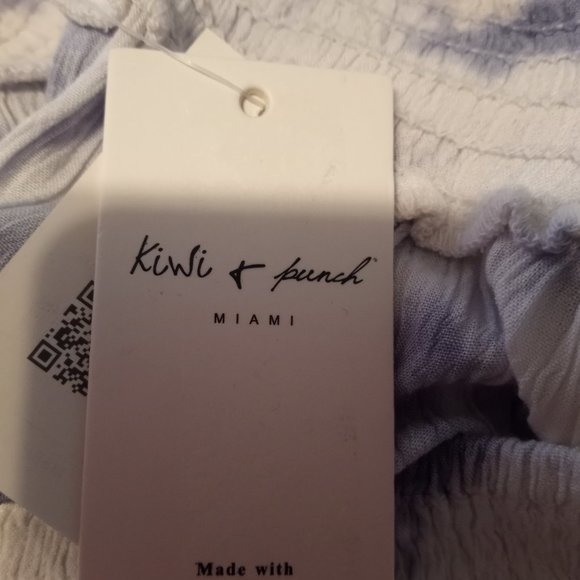 Kiwi and punch strapless romper with pockets - Picture 6 of 7